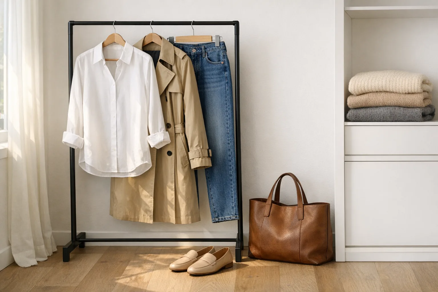 Jak zbudować szafę kapsułową z prostych ubrań